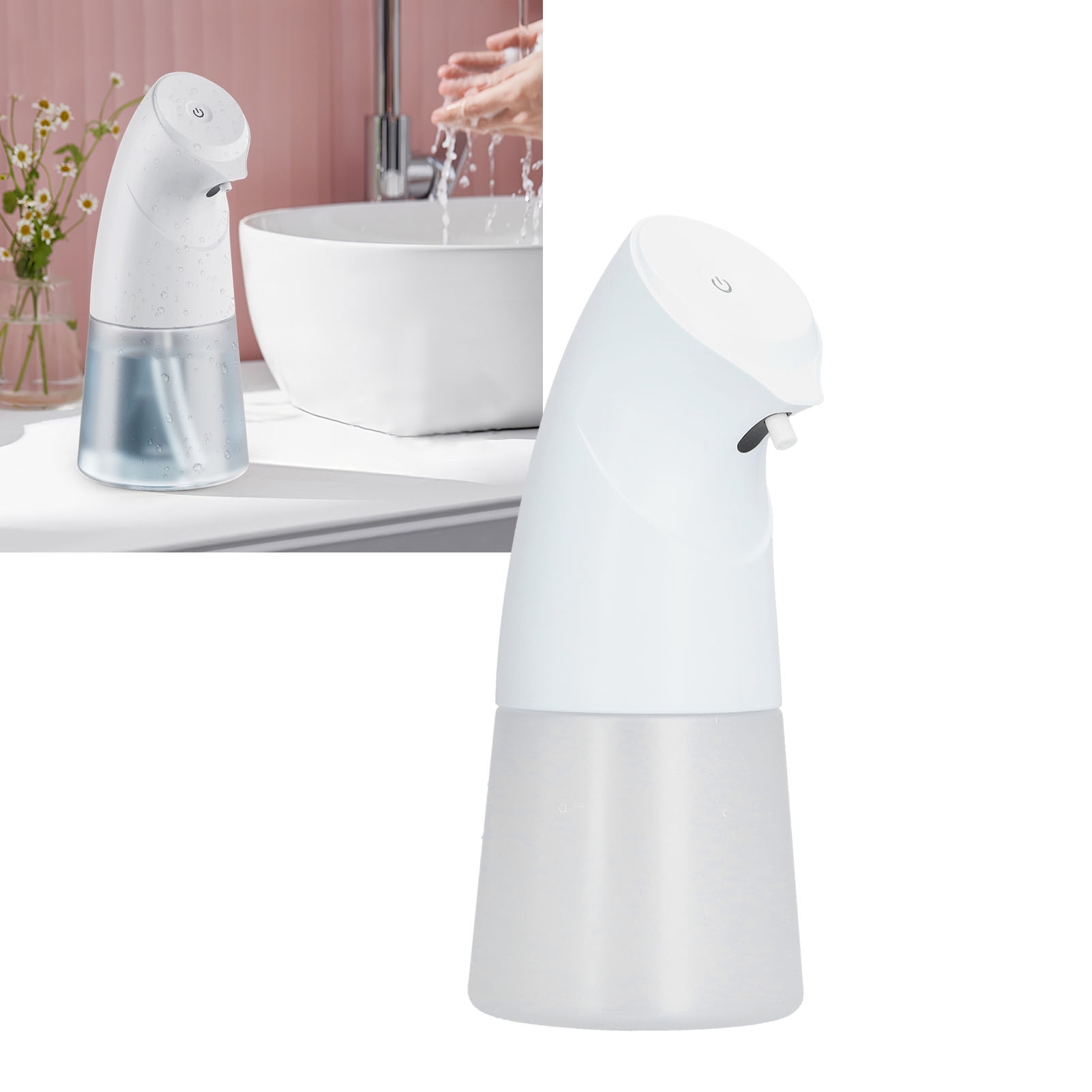Automatischer Tischseifenspender 450 Ml, Automatischer Spender Für Flüssig- Und Gelseife Mit Induktionssensor