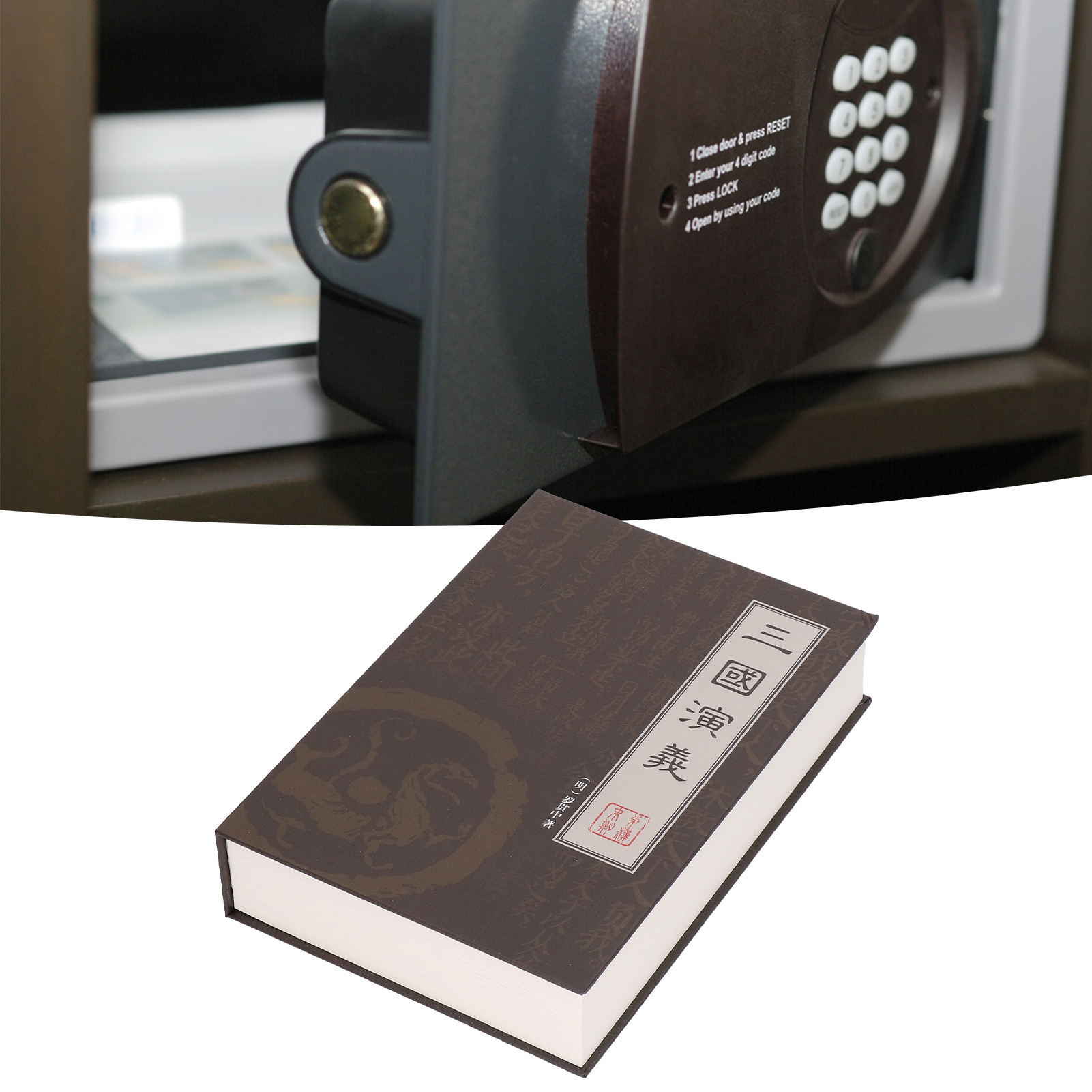 Von Der Klassischen Literatur Inspirierter Tresor, Sparschwein, Zahlenschloss Für Erwachsene, Als Klassenzimmer Getarntes Telefon, Kreatives Schlüsselset, Die Geschichte Der Drei Reiche