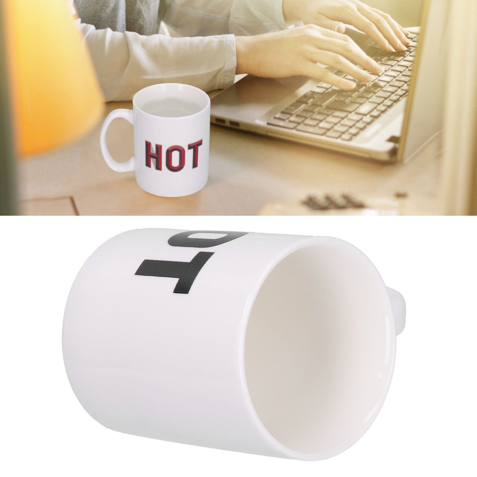 Originaler, Farbwechselnder, Induktionswärmeaktivierter Becher, Ideal Für Zuhause, Büro, Studentenwohnheim Oder Hochzeiten.