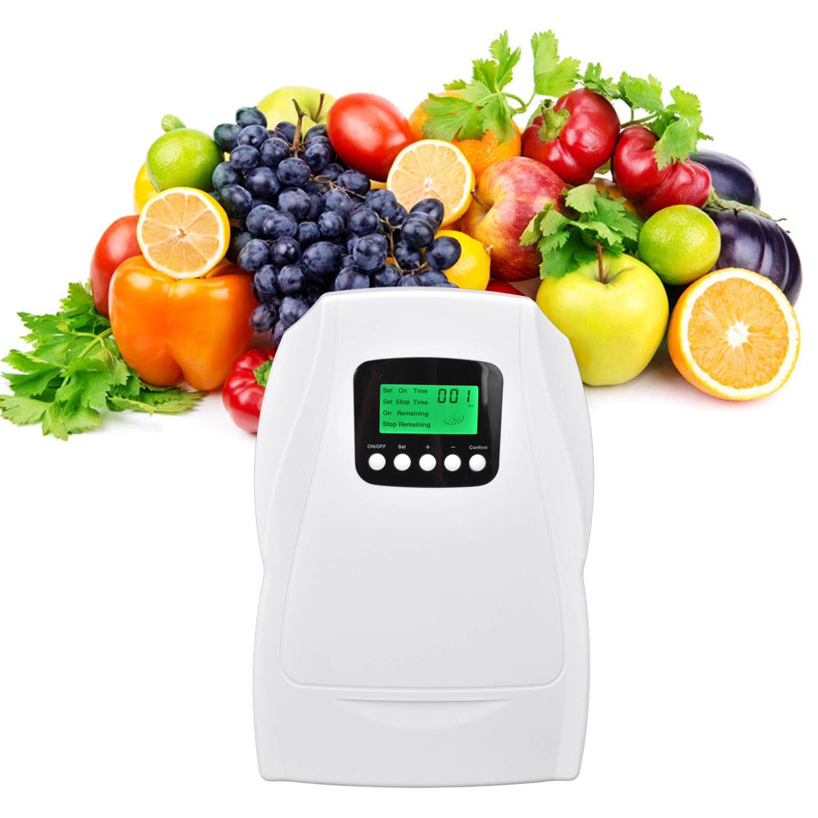 Obst- Und Gemüsewaschmaschine 500 Mg/h, Multifunktionaler Luftreiniger, Vielseitig Einsetzbar (tisch- Oder Wandmontage), Auto-/haushaltsluftreiniger, Europäischer Standard 100–220 V
