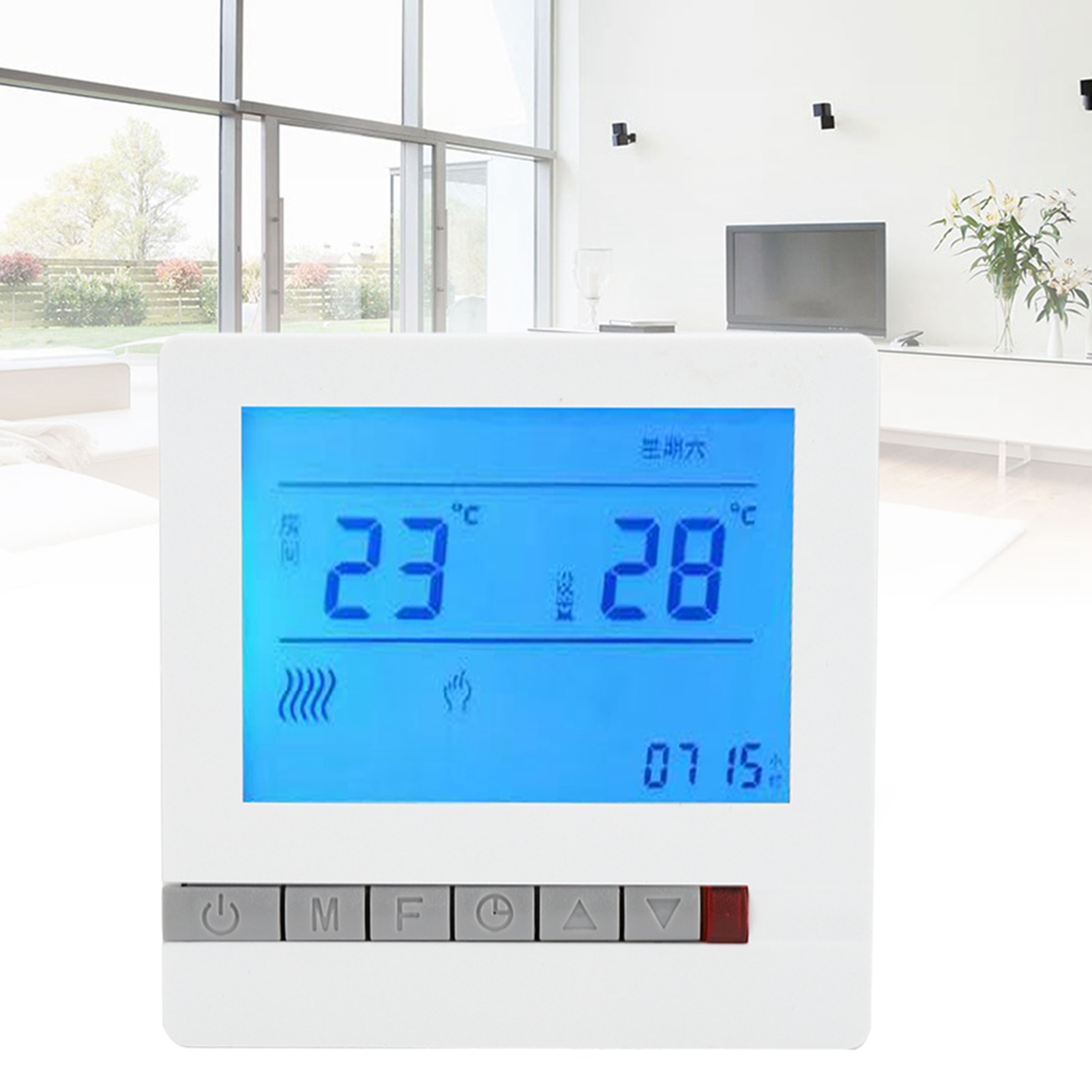 Temperaturregler Für Wasserbasierte Fußbodenheizung Mit Ac220v-thermostat Und Lcd-bildschirm