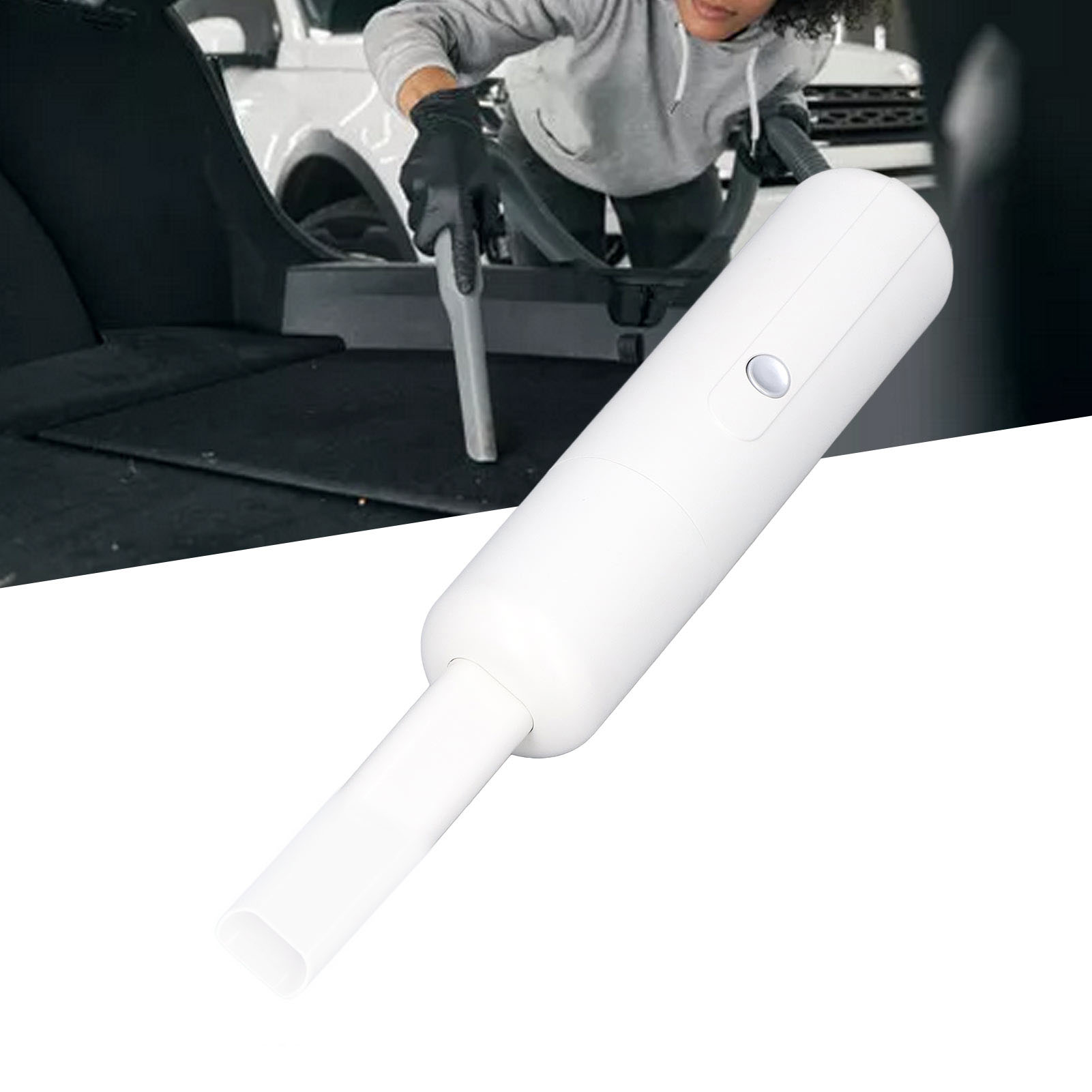 Usb-wiederaufladbarer Handstaubsauger, Leicht Und Tragbar, Ideal Für Die Auto- Und Wohnungsreinigung.