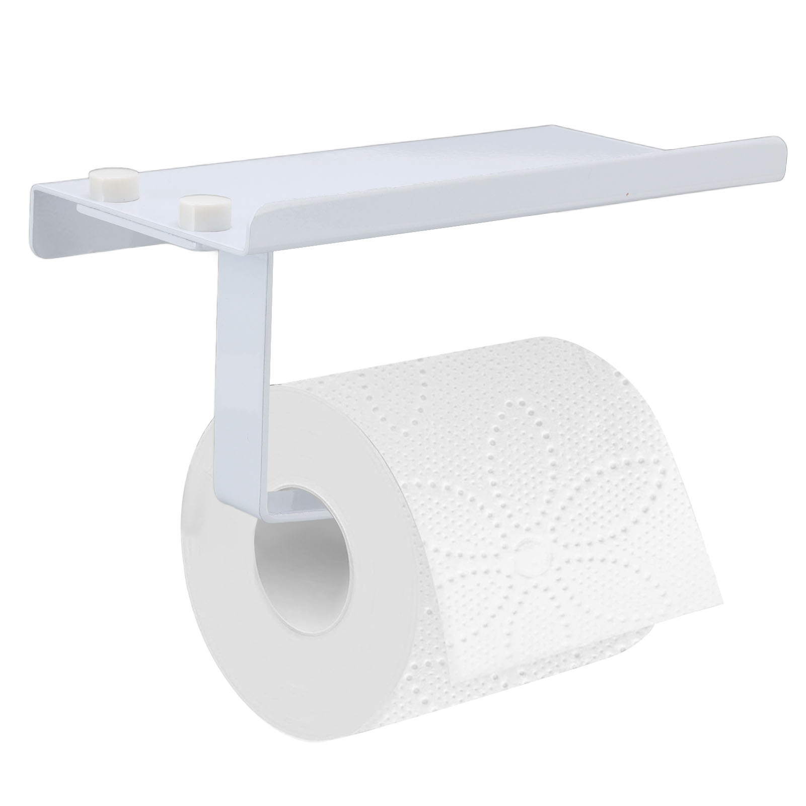 Toilettenpapierhalter Mit Rahmen, Toilettenpapierhalter Aus Gebürstetem Nickel, Selbstklebender Toilettenpapierhalter Fürs Badezimmer, Edelstahl 304, Moderner Handtuchhalter, Handyhalter