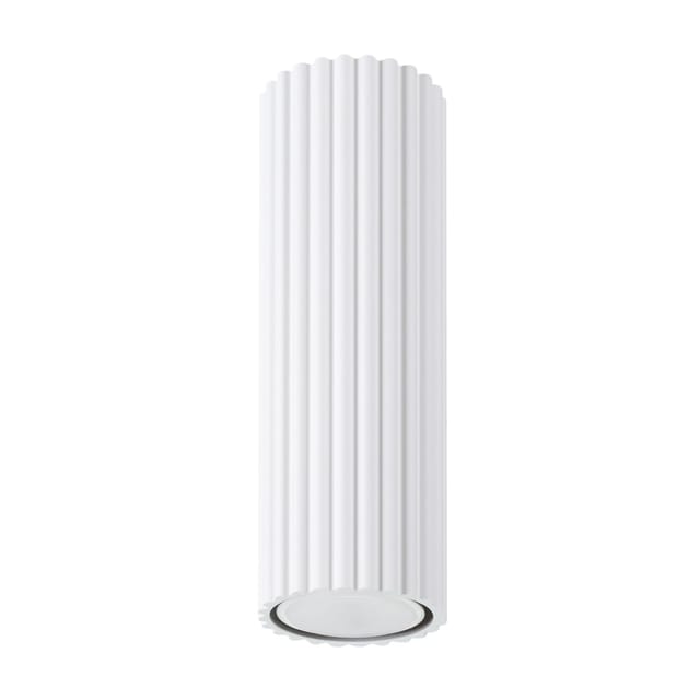 Licht-erlebnisse - Deckenleuchte Aluminium Gu10 Ø 6,5 Cm Aufputz Weiß Rund Modern Spot Lampe Decke Deckenlampe