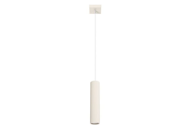 Licht-erlebnisse - Pendelleuchte Aluminium B: 8 Cm H: Max. 118 Cm Creme Gu10 Modern Hängelampe
