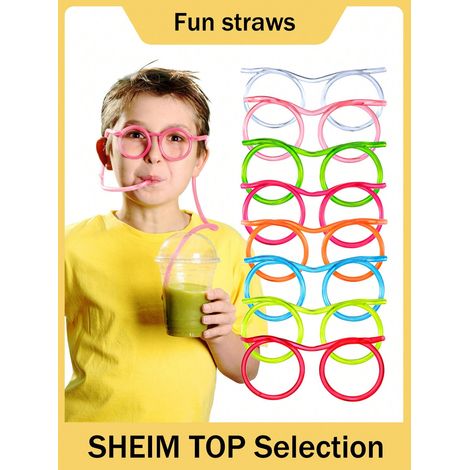 Extra Langer Und Flexibler Trinkhalm, Lustiger Und Origineller Geschmacksneutraler Trinkhalm, Flexibles Trinkaccessoire, Ideal Für Partys Und Als Scherzgeschenk (transparent, Valentinstag)