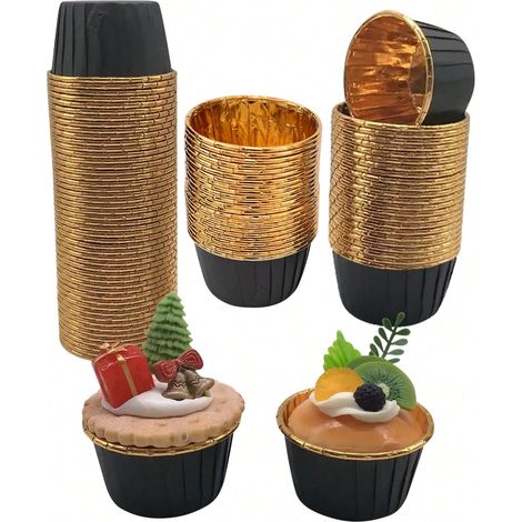 50 Stück Muffinförmchen, Cupcake-förmchen, Papierförmchen Aus Pergamentpapier Für Heißluftfritteuse Und Backofen