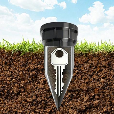 Realistisch Geformter, Sprengerförmiger Schlüsseldeckel, Wasserdicht Für Garten, Hof Und Rasen, Einfach Im Erdreich Zu Versenken, Wasser- Und Korrosionsbeständig