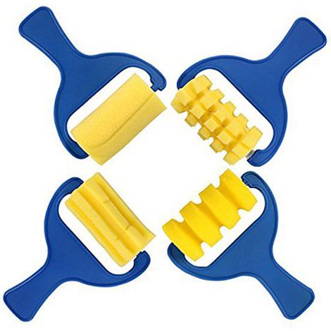 Schwammpinsel-set Für Kinder, 4er-set, Kreatives Bastelwerkzeug