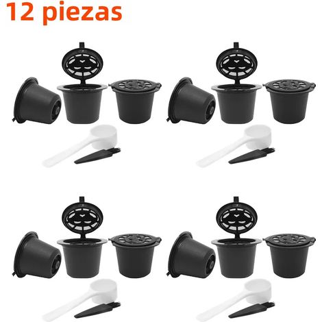 30 Wiederbefüllbare Filter (3 Stück) Für Nespresso-kaffeemaschinen: Wiederverwendbare Kapseln Mit Löffel Und Bürste, Kaffeepads