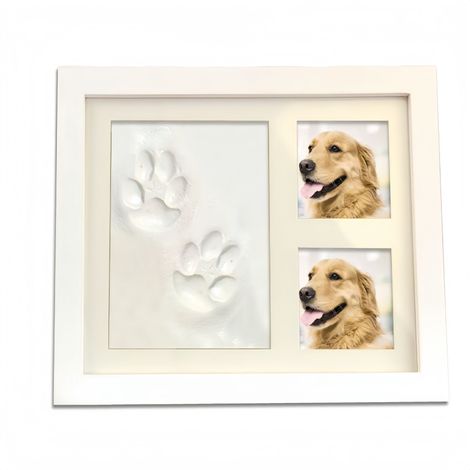 Pfotenabdruck-set Für Haustiere – Diy-pfotenabdruck-set Für Hunde Und Katzen, Erinnerungsrahmen Mit Pfotenabdruck-erinnerung