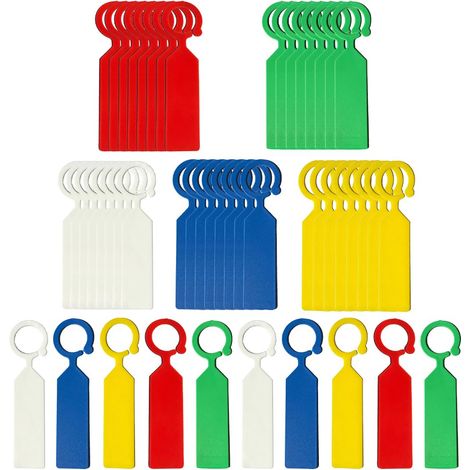 50 Wasserfeste Und Wetterfeste Hänge-pflanzenetiketten Für Den Garten (11 X 2,4 Cm) – Wiederverwendbares Pvc