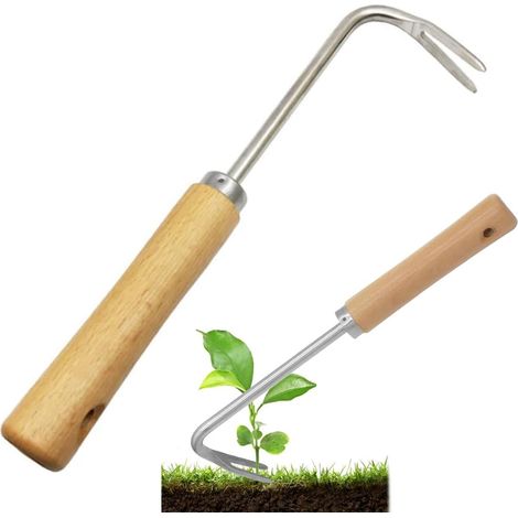 Unkrautstecher Aus Edelstahl, Gartenwerkzeug, Manueller Unkrautstecher, Manueller Unkrautstecher Mit Griff Zum Jäten