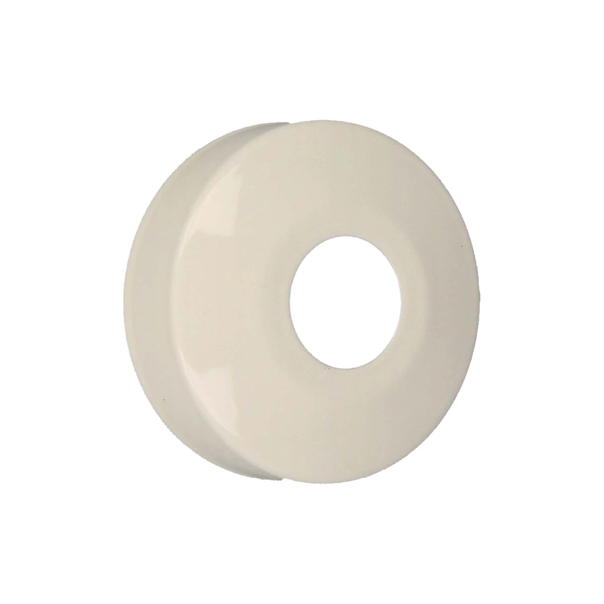 Tecuro - Design-hahnrosette (1/2 ) Ø 22 Mm X Ø 61 Mm X 20 Mm - Weiß