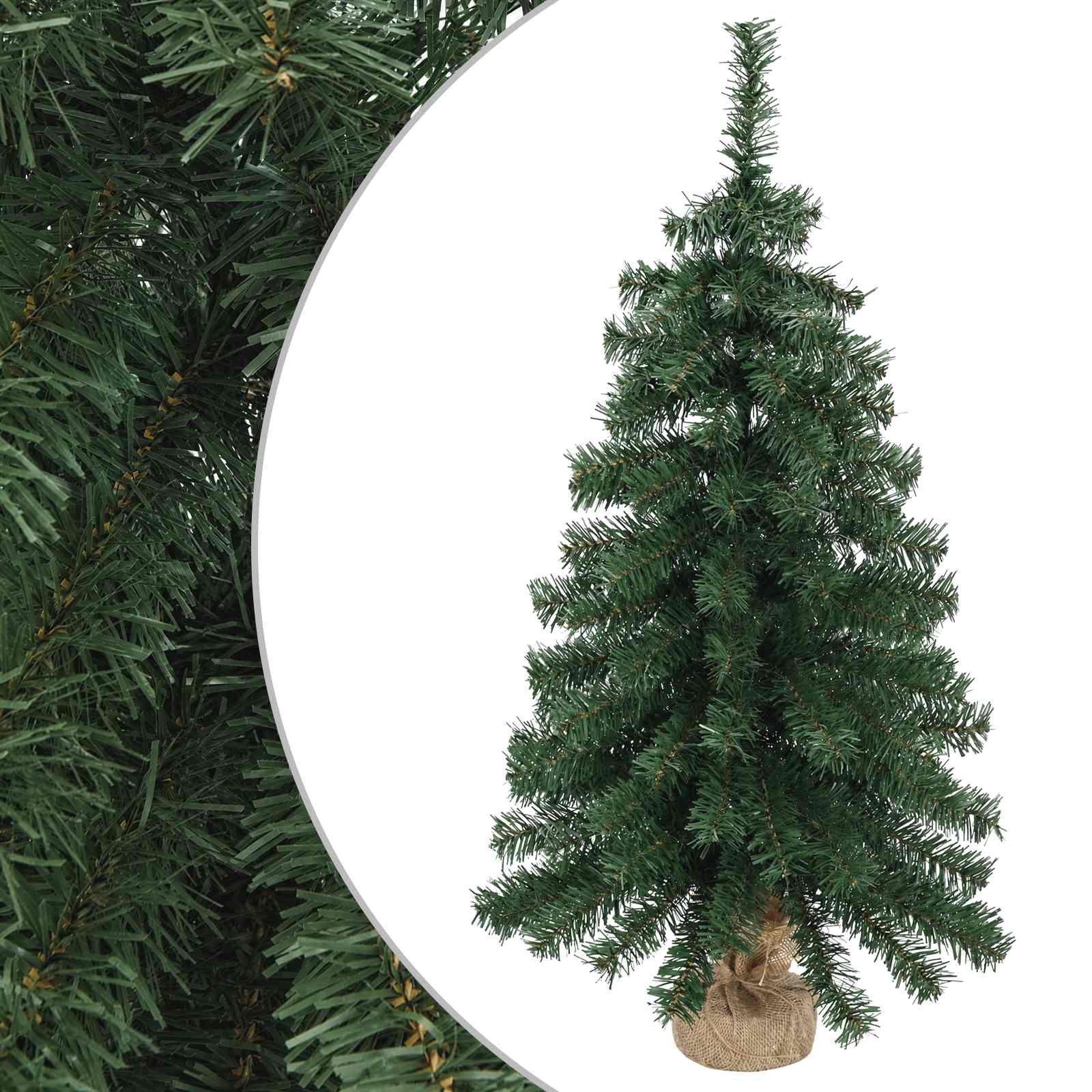 Mini Weihnachtsbaum 90 Cm Pvc Grün Vidaxl