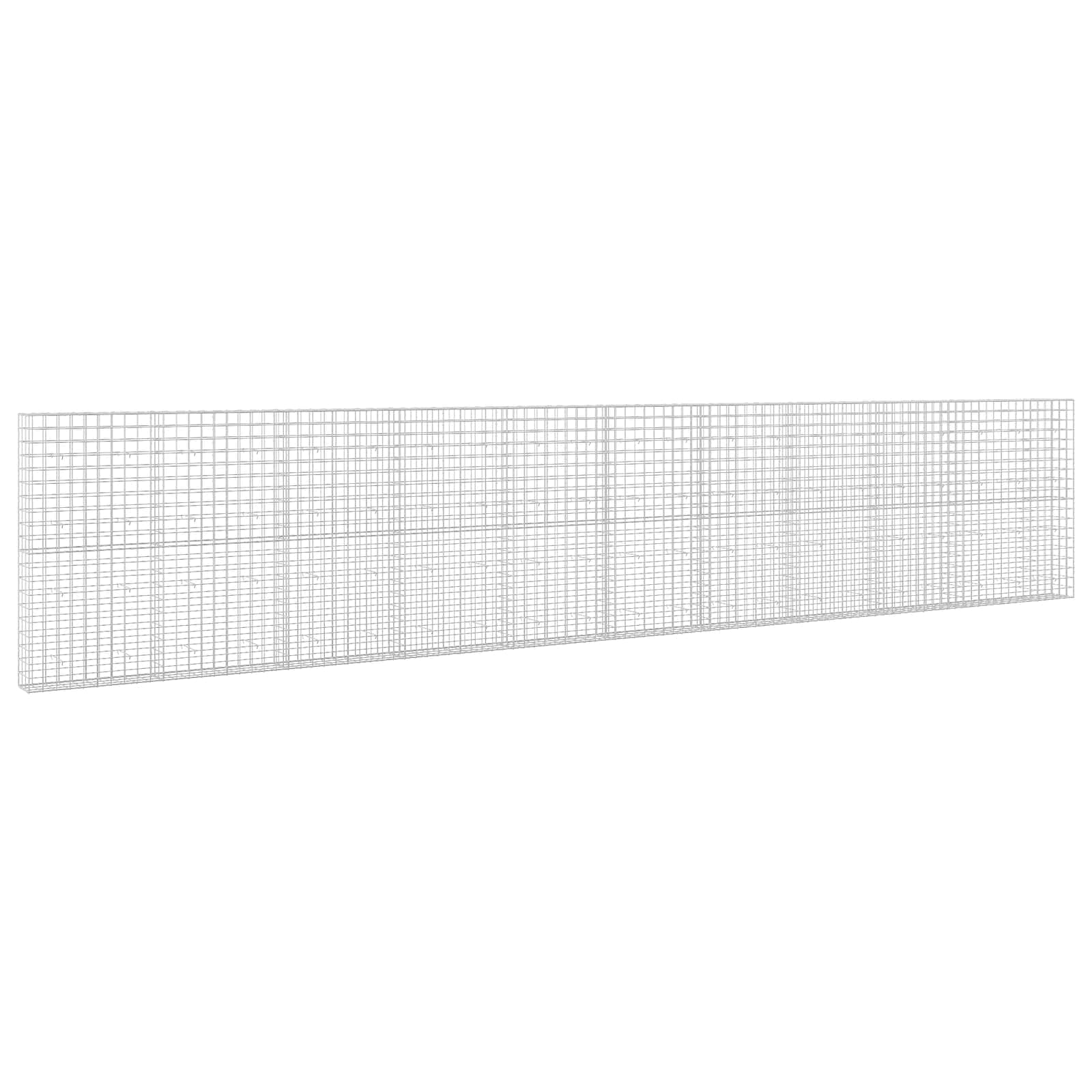 Gabione Mit 3,5 Mm Draht Und 10x10 Cm Maschen 1050x50x200 Cm Vidaxl