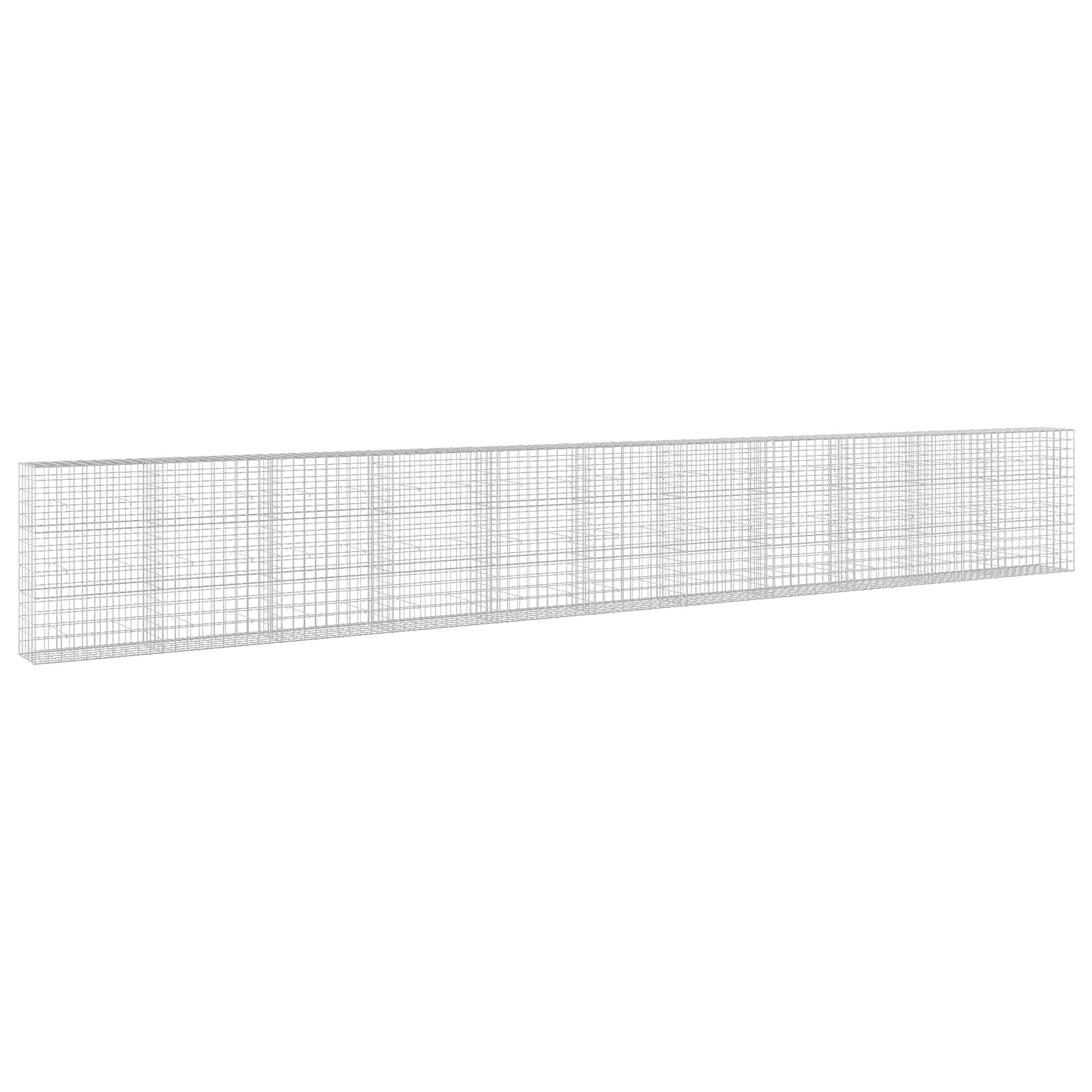Gabione Mit 3,5 Mm Draht Und 10x10 Cm Maschen 1100x50x150 Cm Vidaxl