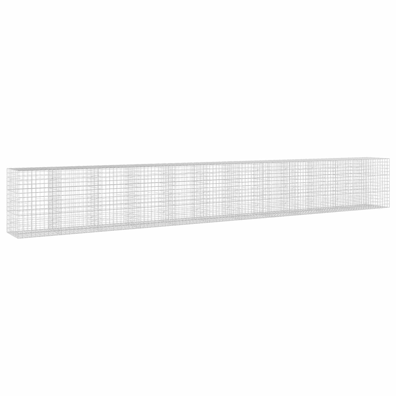 Gabione Mit 3,5 Mm Draht Und 10x10 Cm Maschen 1150x100x150 Cm Vidaxl