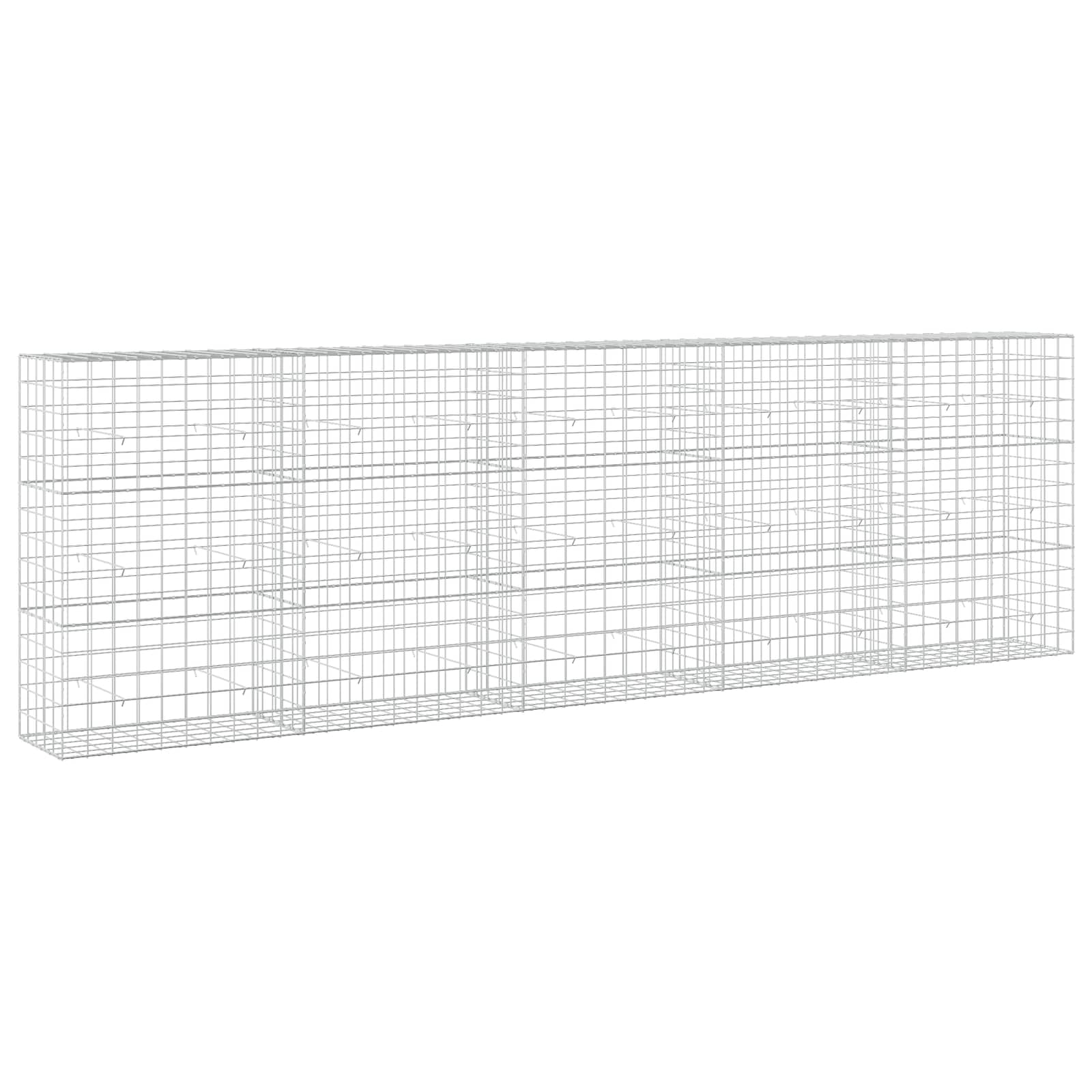 Gabione Mit 3,5 Mm Draht Und 10x10 Cm Maschen 500x50x150 Cm Vidaxl