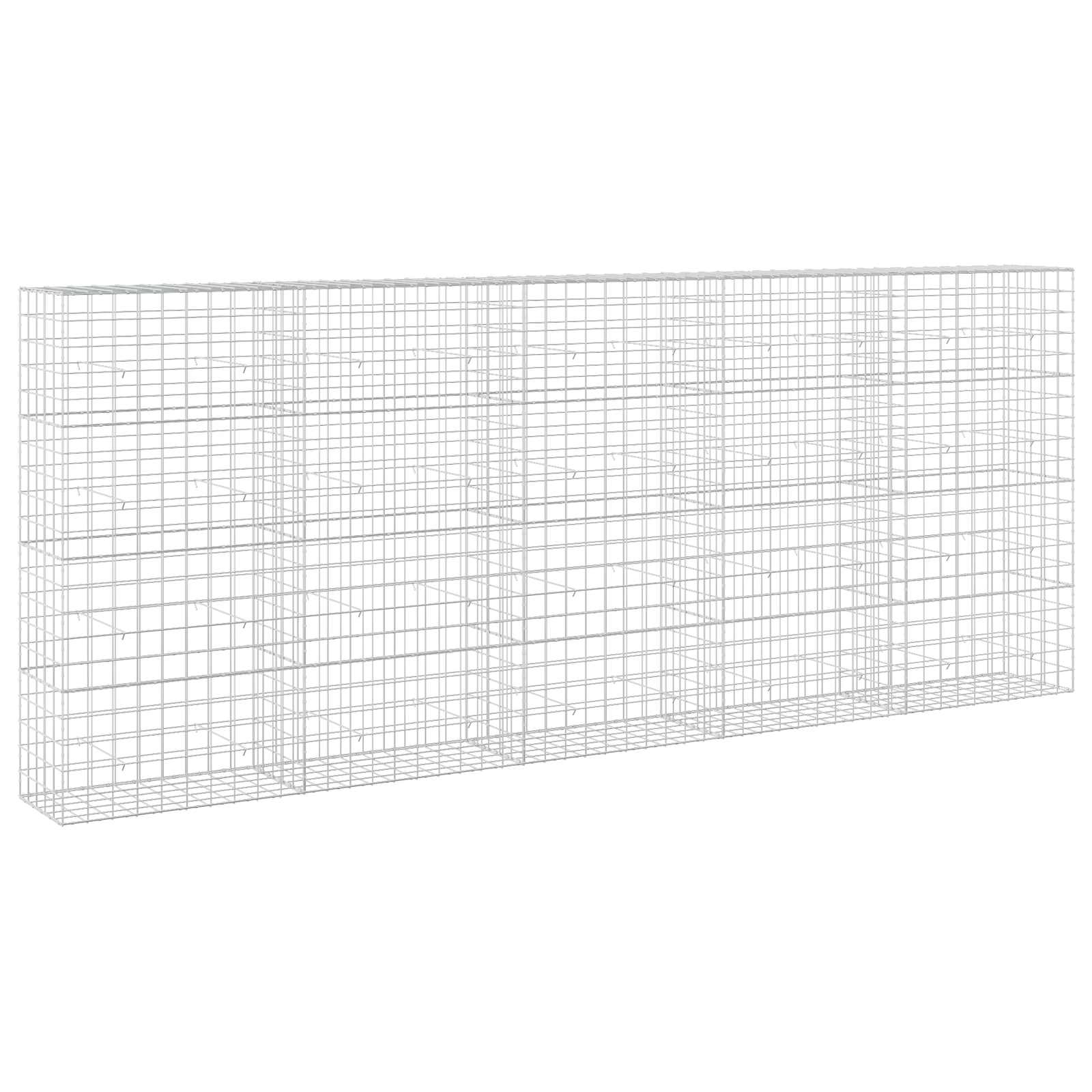 Gabione Mit 3,5 Mm Draht Und 10x10 Cm Maschen 500x50x200 Cm Vidaxl