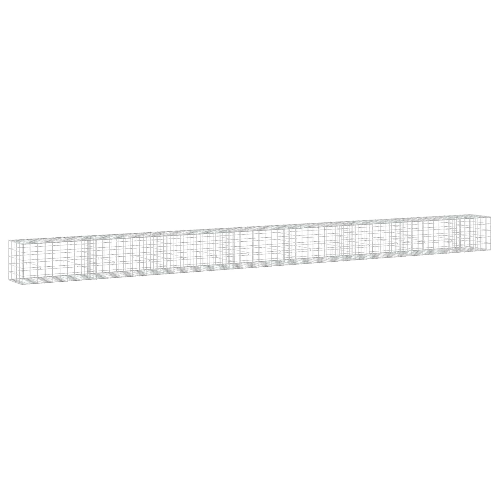 Gabione Mit 3,5 Mm Draht Und 10x10 Cm Maschen 750x50x50 Cm Vidaxl