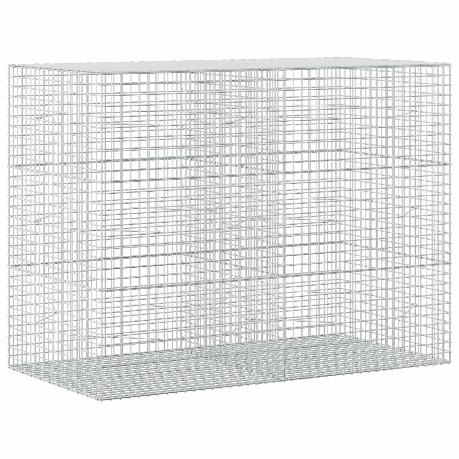 Gabione Mit 5 Mm Draht Und 5x5 Cm Maschen 200x100x150 Cm Vidaxl