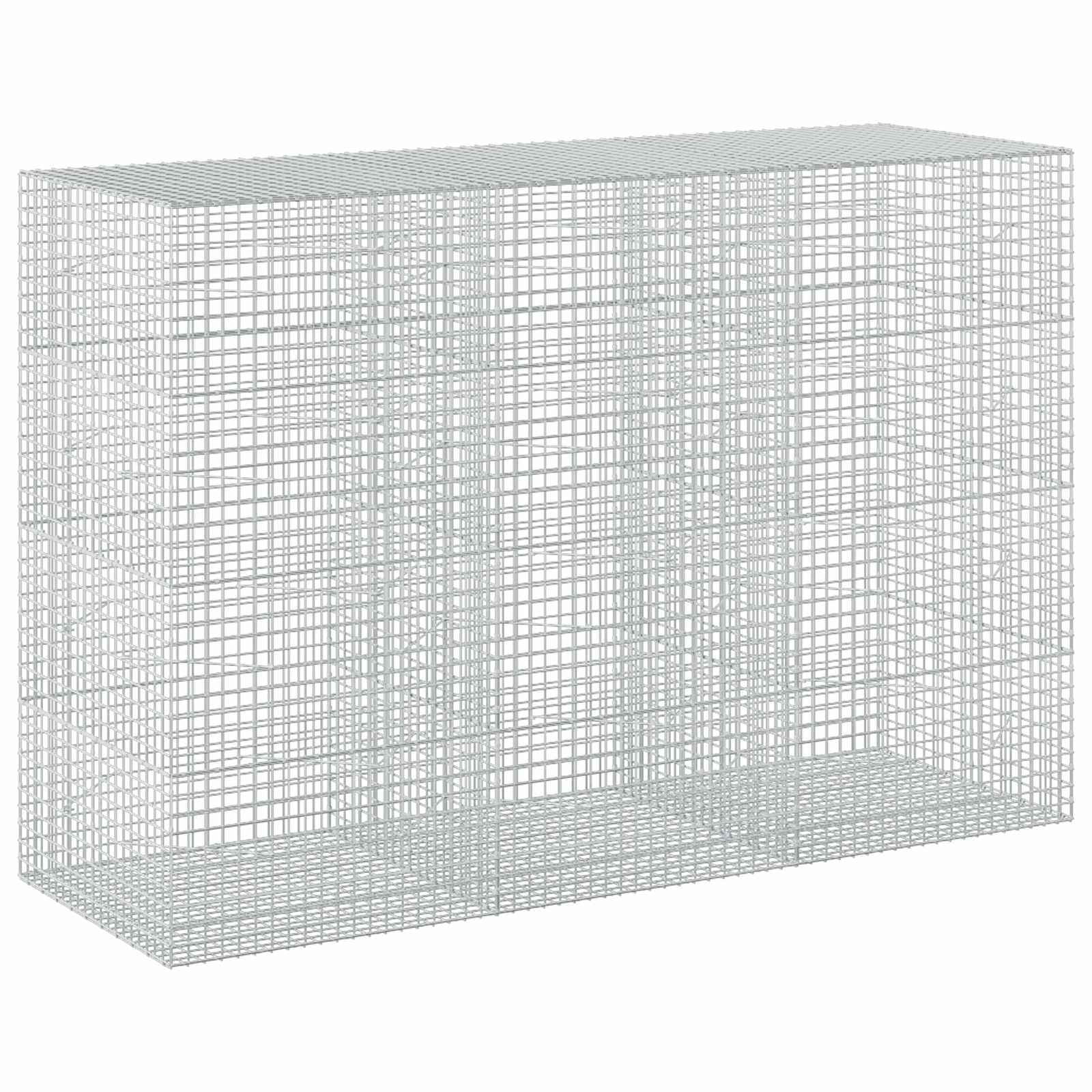 Gabione Mit 5 Mm Draht Und 5x5 Cm Maschen 300x100x200 Cm Vidaxl