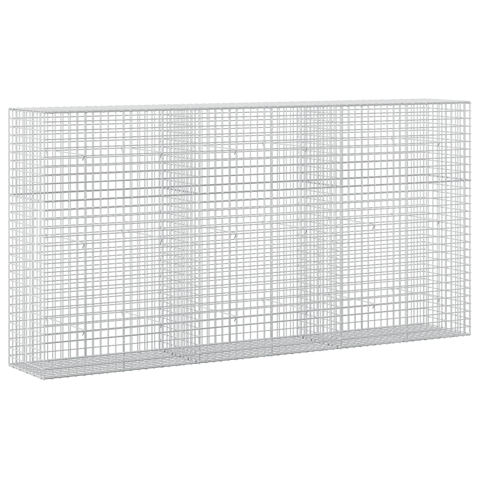 Gabione Mit 5 Mm Draht Und 5x5 Cm Maschen 300x50x150 Cm Vidaxl