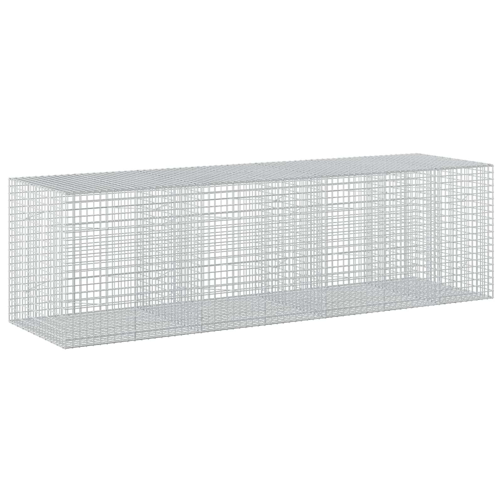 Gabione Mit 5 Mm Draht Und 5x5 Cm Maschen 350x100x100 Cm Vidaxl
