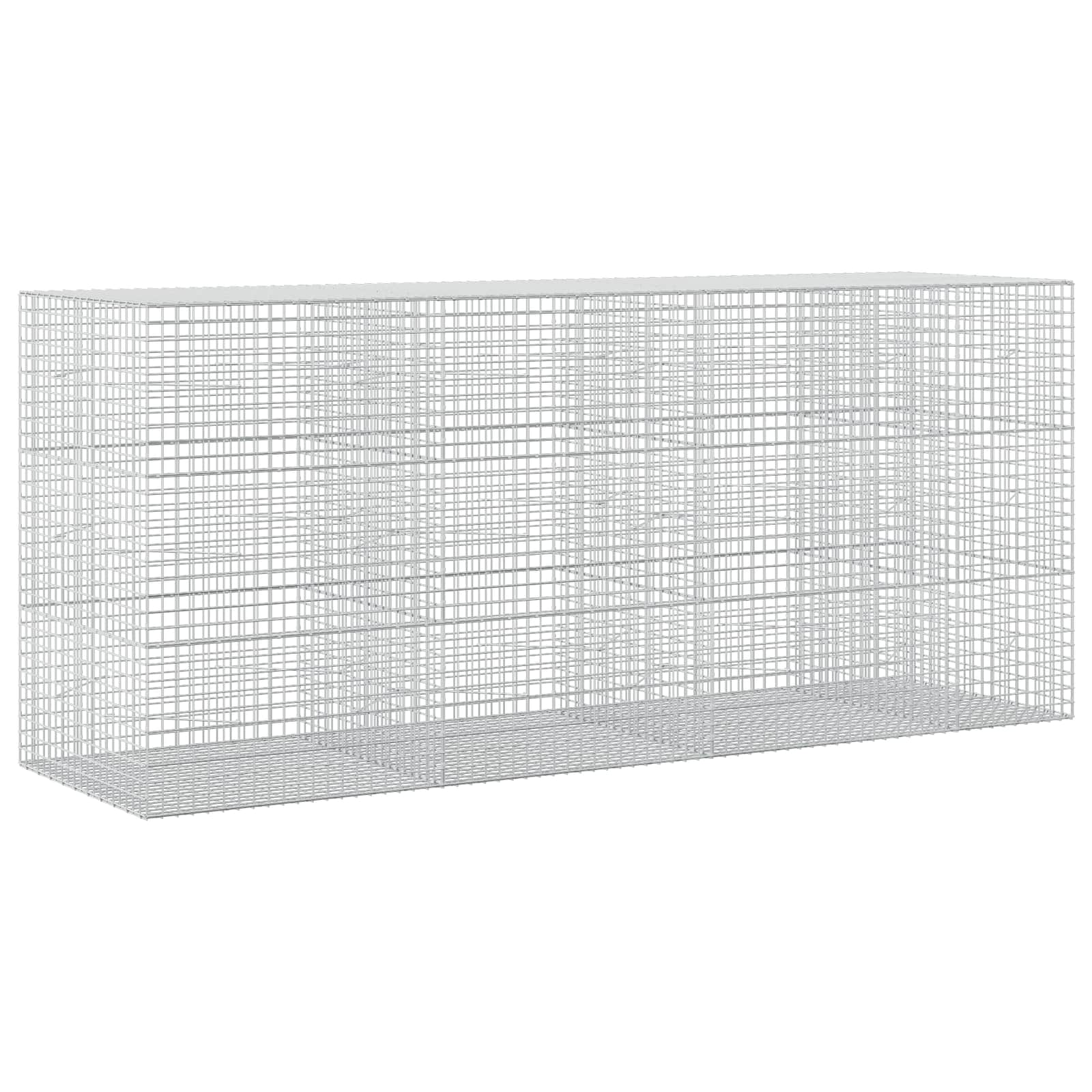 Gabione Mit 5 Mm Draht Und 5x5 Cm Maschen 350x100x150 Cm Vidaxl