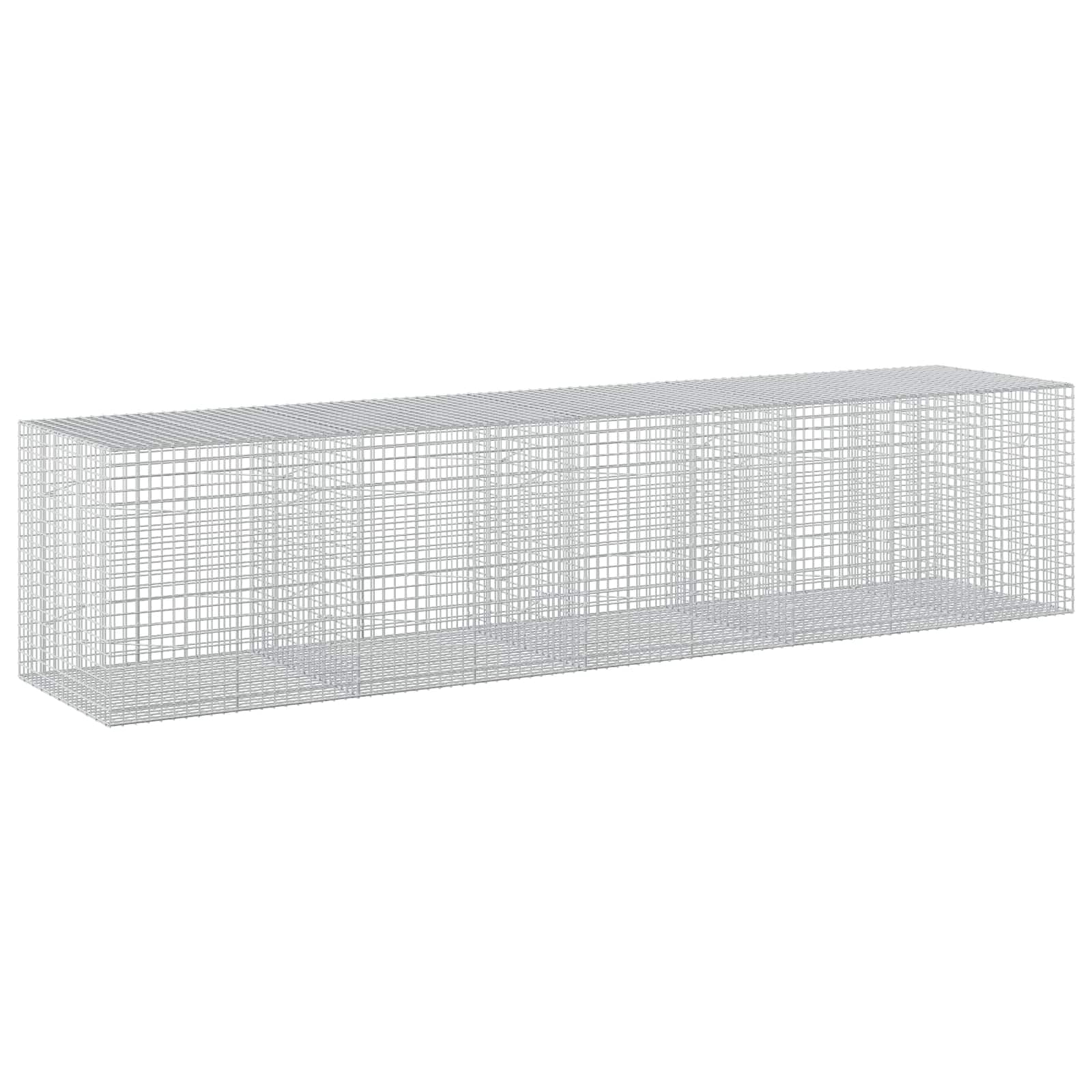 Gabione Mit 5 Mm Draht Und 5x5 Cm Maschen 450x100x100 Cm Vidaxl