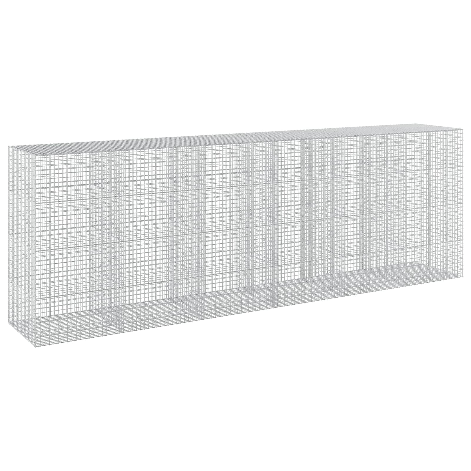 Gabione Mit 5 Mm Draht Und 5x5 Cm Maschen 600x100x200 Cm Vidaxl