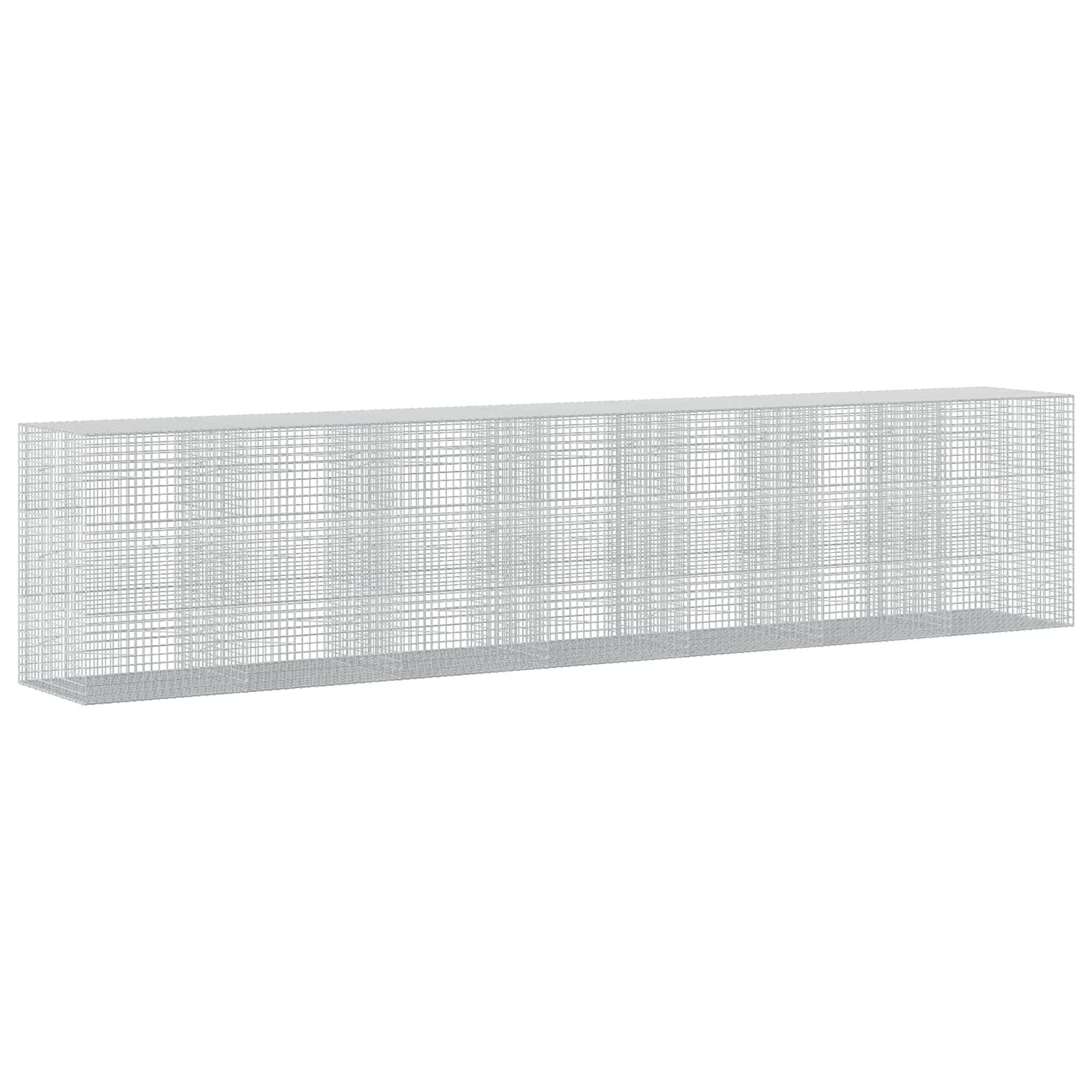 Gabione Mit 5 Mm Draht Und 5x5 Cm Maschen 700x100x150 Cm Vidaxl