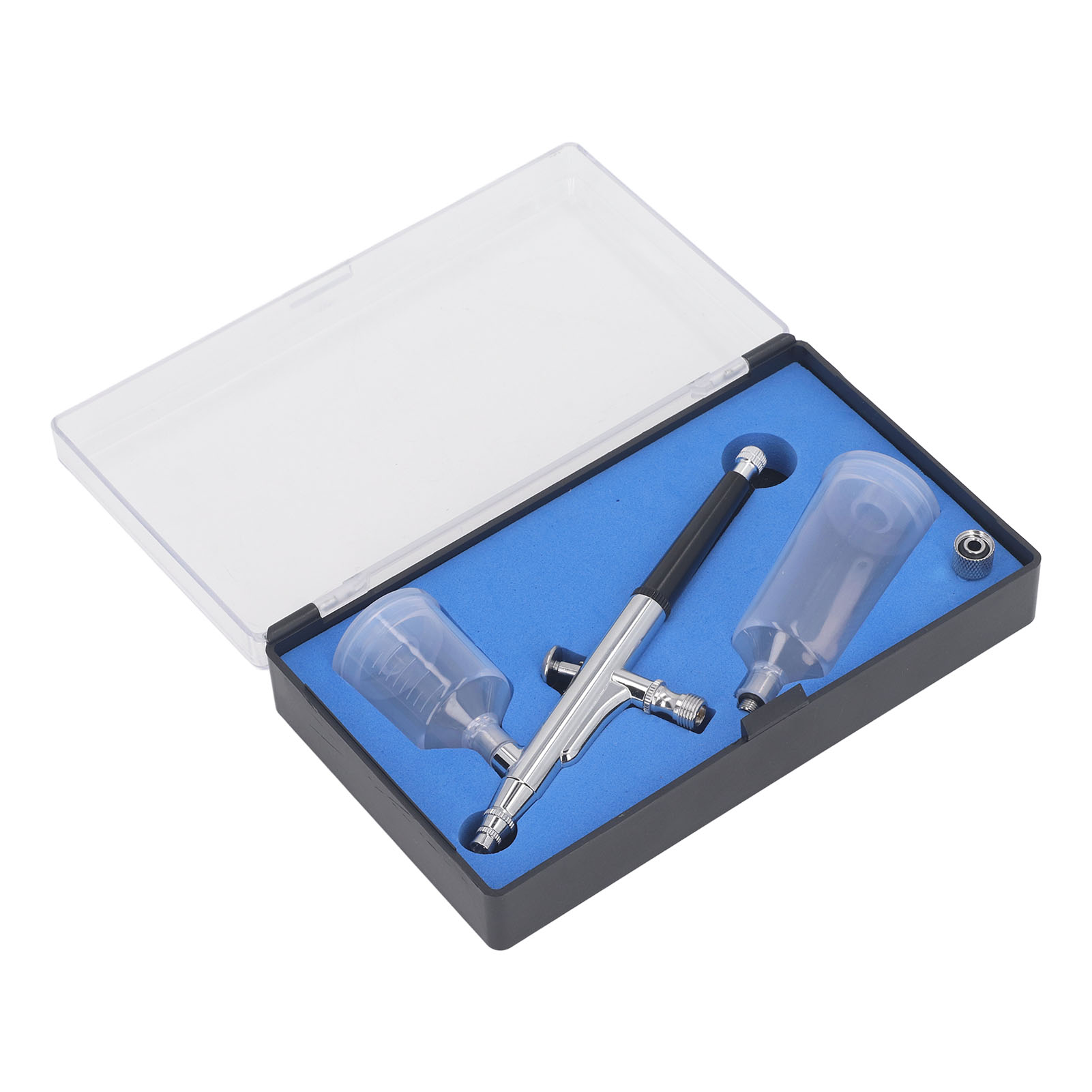 Doppelwirkendes Airbrush-set 0,2–0,3 Mm, Tragbares Profi-airbrush-set Für Make-up Und Werbegrafik