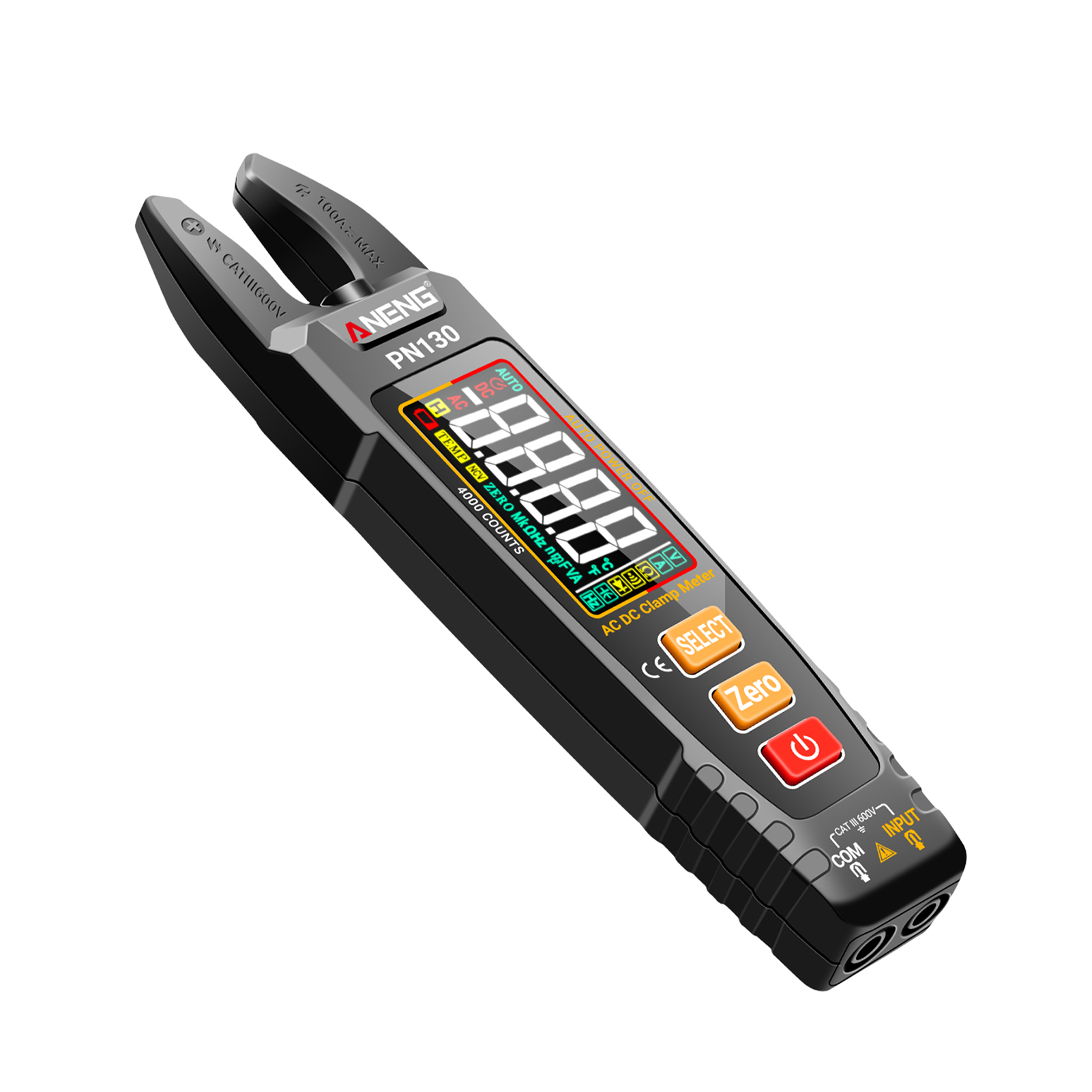 U-klemmen-multimeter, Ac/dc-amperemeter/voltmeter, Frequenzmessung (hz), Diodentester, Summer, Widerstandsmessung, Kondensatormessung, Ncv-spannungserkennung, Anzeige Für Niedrigen Batteriestand, Tasc