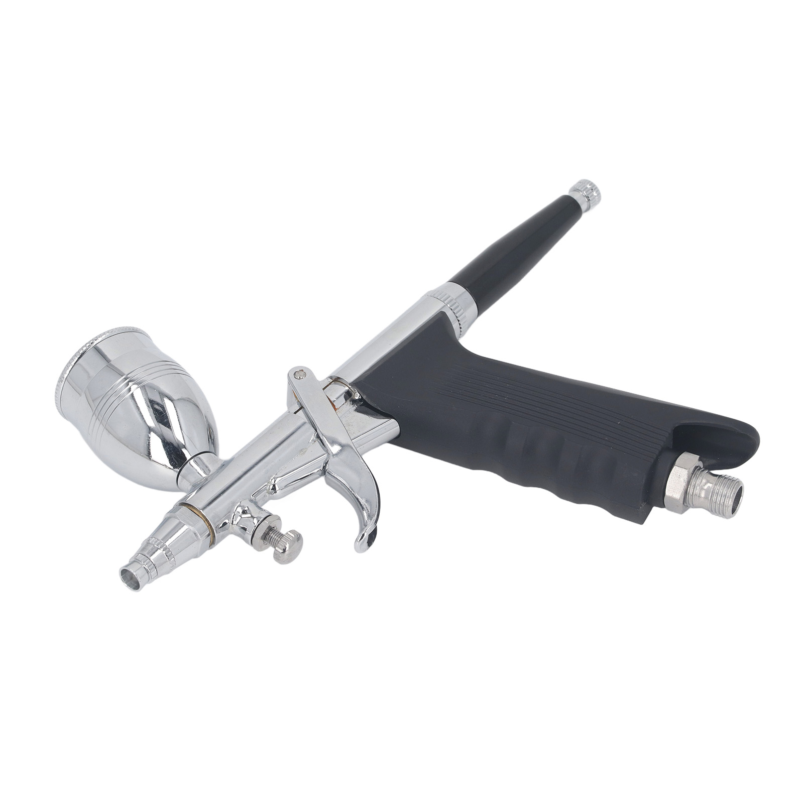 Airbrush-set Mit Abzug, 3 Farbbehältern, Doppelwirkung, Für Möbelreparatur Und Modellbau. Düsen Mit 0,3 Mm, 0,5 Mm Und 0,8 Mm Durchmesser.