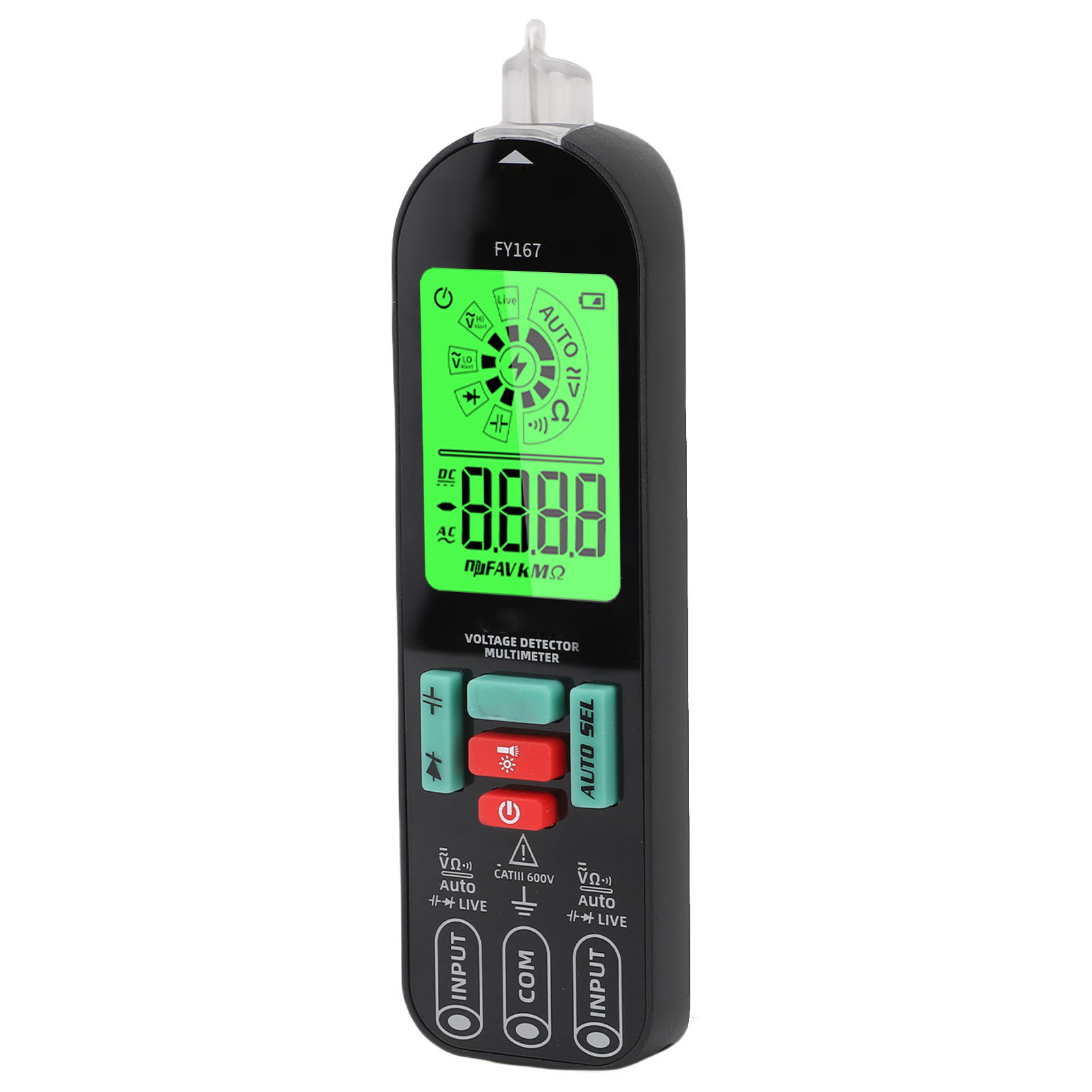 Intelligentes, Hitzebeständiges Digitalmultimeter Für Ac/dc-spannungsprüfung, Kondensator- Und Widerstandsmessung, Berührungsloses Elektrisches Voltmeter
