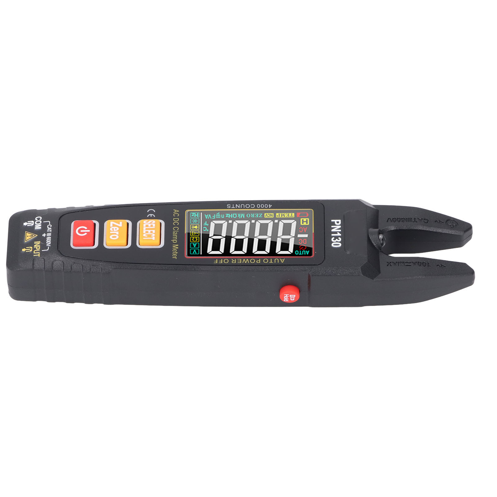 Hochpräzises Digitales Stromzangenmessgerät Mit Farbdisplay Für Elektrische Prüfungen Von Wechselstrom, Spannung, Kapazität, Dioden Und Frequenz.