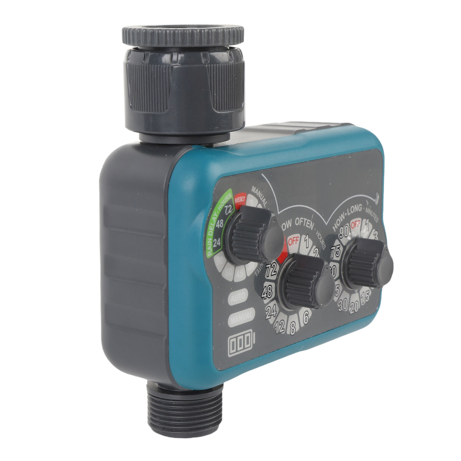 Automatischer Und Manueller 3-stufiger Bewässerungstimer, Durchflussrate 21 L/min, Schutzart Ip54, Mit Regenverzögerung, Für Die Gartenbewässerung.