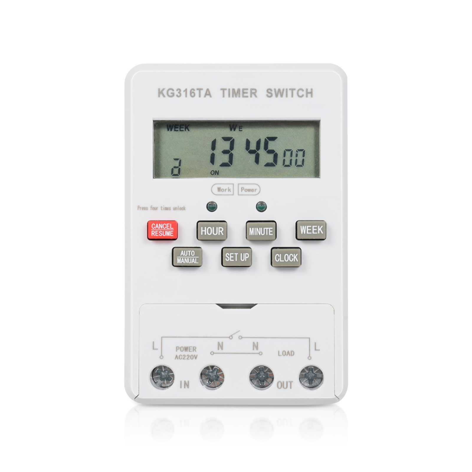 Kg316ta 220v Timer, Automatischer Digitaler Timer, Mikrocomputerprogrammierbarer Timer, Für Straßenlaternen, Leuchtkästen Und Neonlicht-produktionsanlagen.