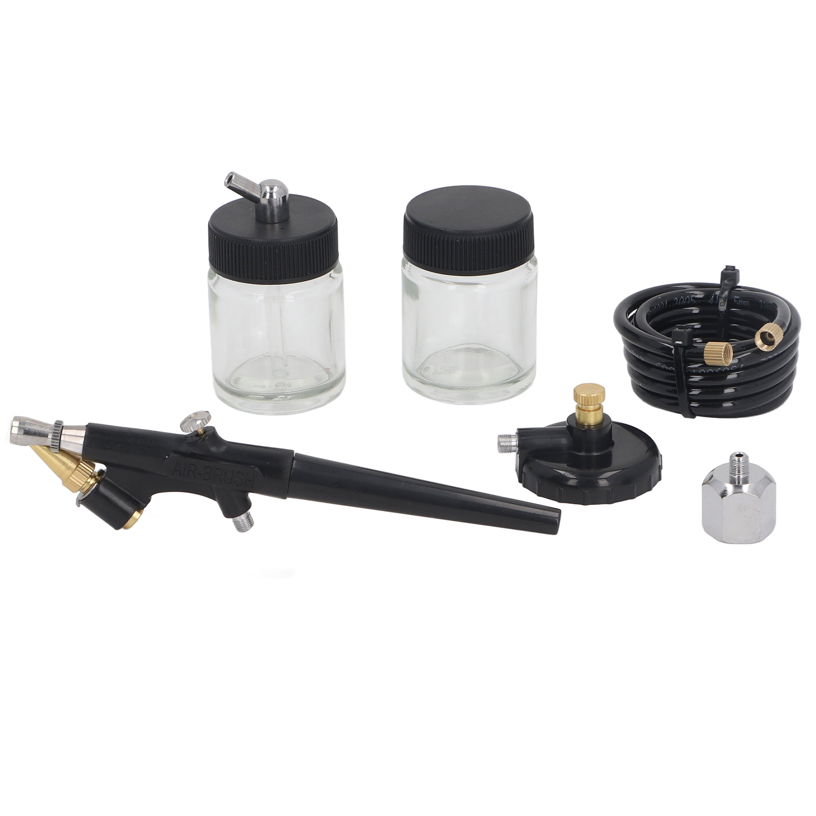 Mini-airbrush-set, Tragbar Und Kabellos, Für Nageldesign, Modellbau, Malerei Und Tortendekoration. Single-action-airbrush, Farbbehälter Unten, 0,8 Mm Sprühdurchmesser.