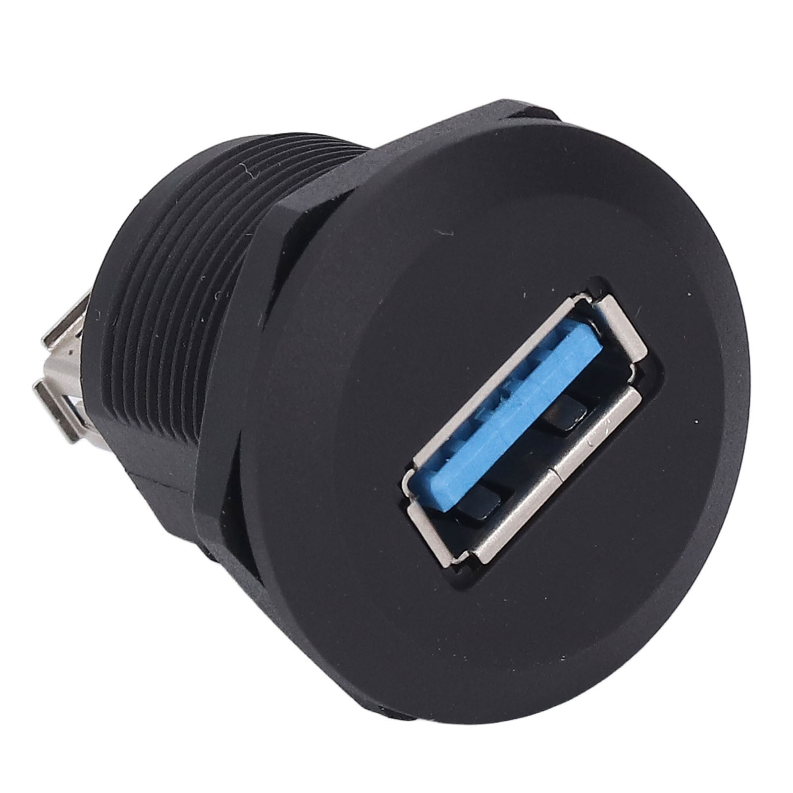 Usb 3.0 Durchgangsadapter (buchse Auf Buchse) Für Die Panelmontage, Wasserdicht Mit Staubschutzkappe.