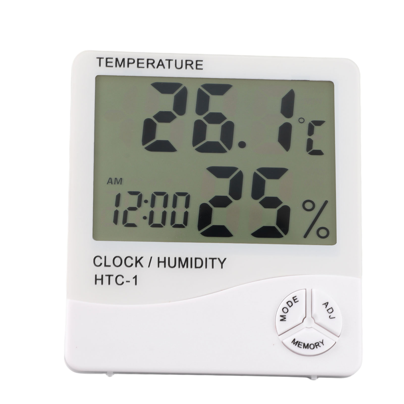 Elektronisches Thermometer-hygrometer Mit Uhr Und Digitalanzeige Für Den Innenbereich