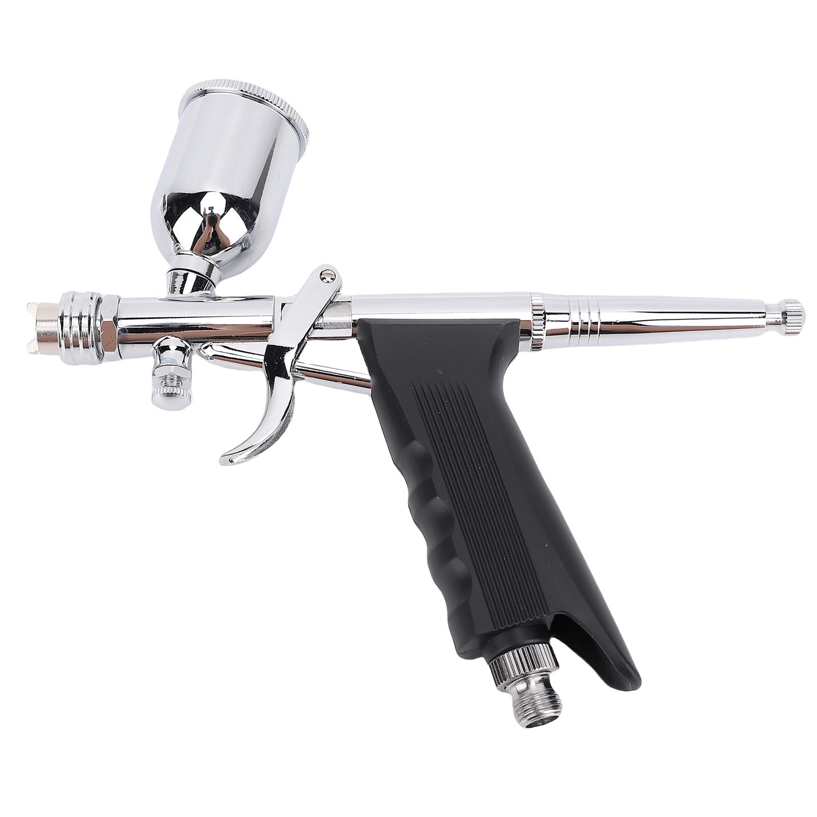 Doppelwirkendes Airbrush-set Mit Schwerkraftzufuhr, 0,3-mm-schnellwechseldüse Und 15-ml-farbbecher. Mal- Und Künstlerbedarf.