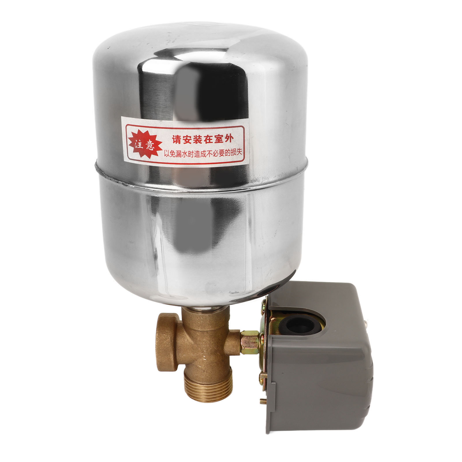 Druckschalter Für Wasserpumpe, Druckbehälter Aus Edelstahl, 4-wege-rückschlagventil Aus Kupfer, 110–230-v-selbstansaugpumpensteuerung