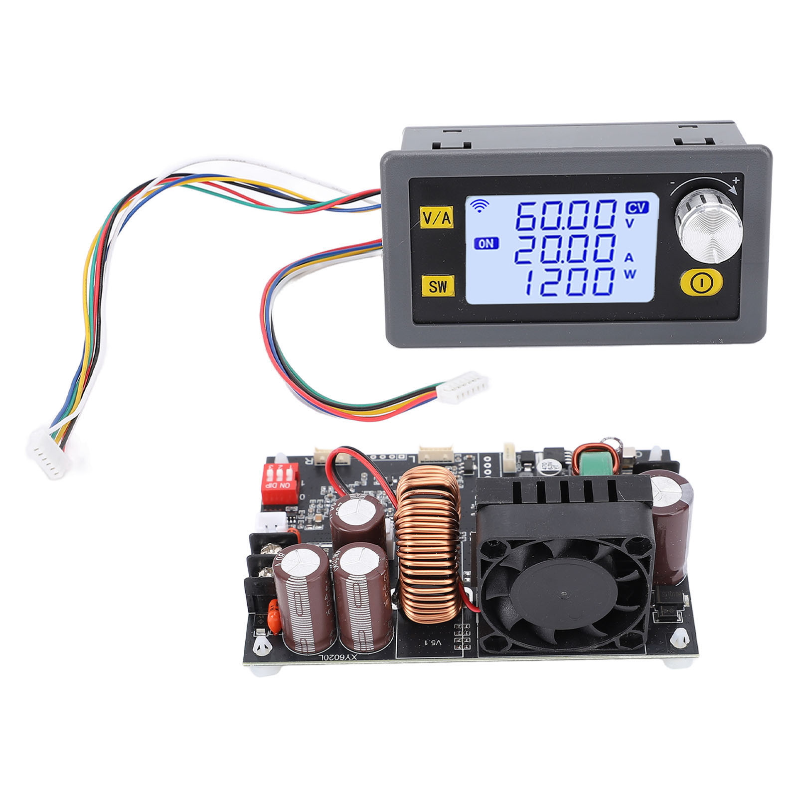 Einstellbares Cnc-gleichstromnetzteil Xy6020l, 20 A 1200 W Konstantspannungs-abwärtswandler, Ausgang 5 V, 9 V, 12 V, 24 V, 36 V, 48 V Und 60 V