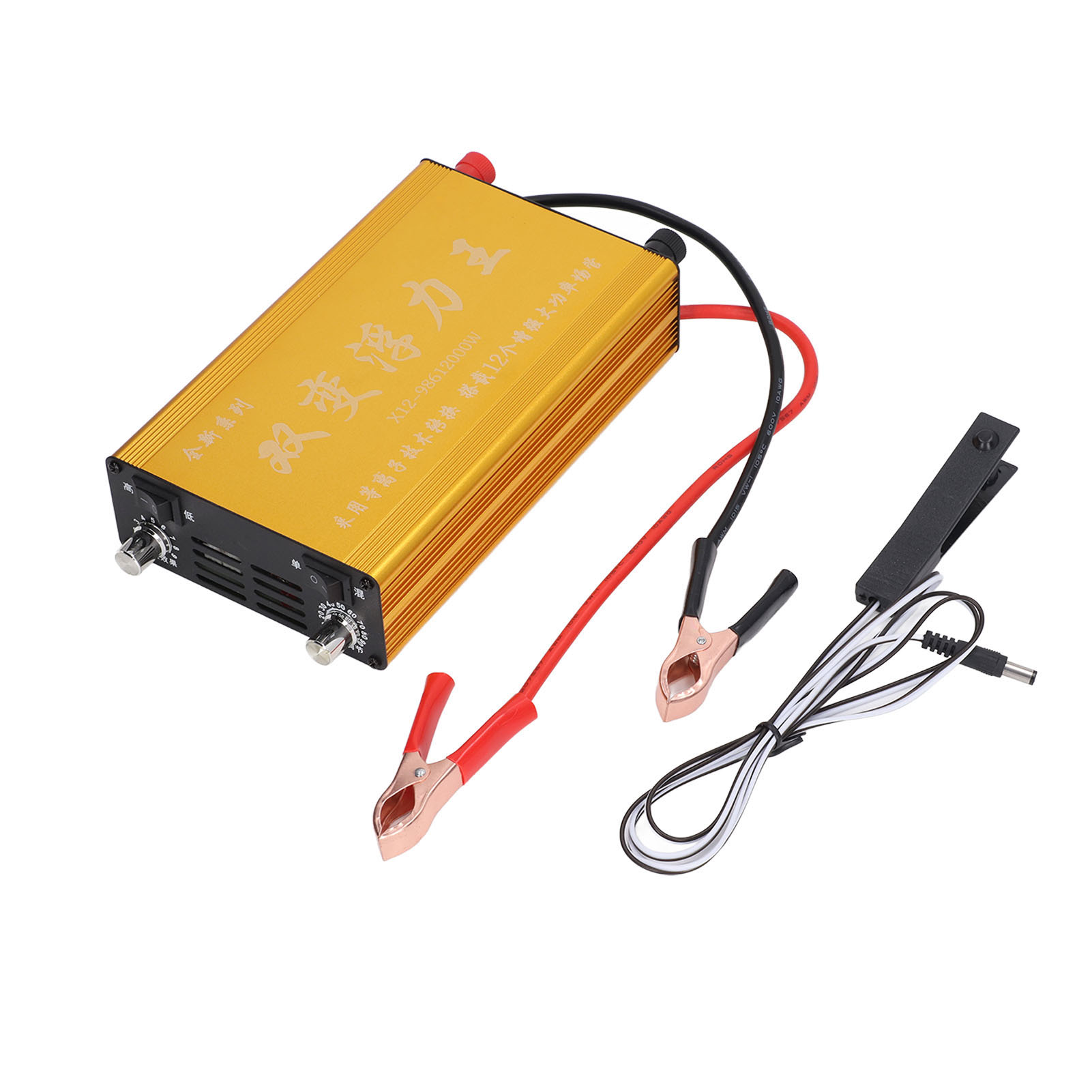 12000-w-energiespar-batterie-wechselrichter In Aluminiumlegierung, Dual-12-v-verstärker Mit Variabler Spannung