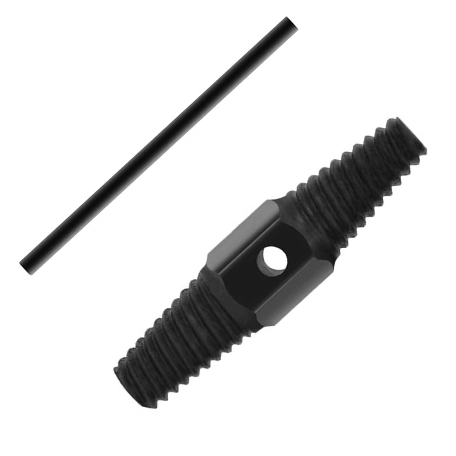 Doppelseitiges Schraubenausdrehwerkzeug Aus A4-stahl Für Abgebrochene Gewinde An 1/2"- Und 3/4"-wasserrohren – Schraubenausdrehset Für 1/2"- Und 3/4"-schrauben