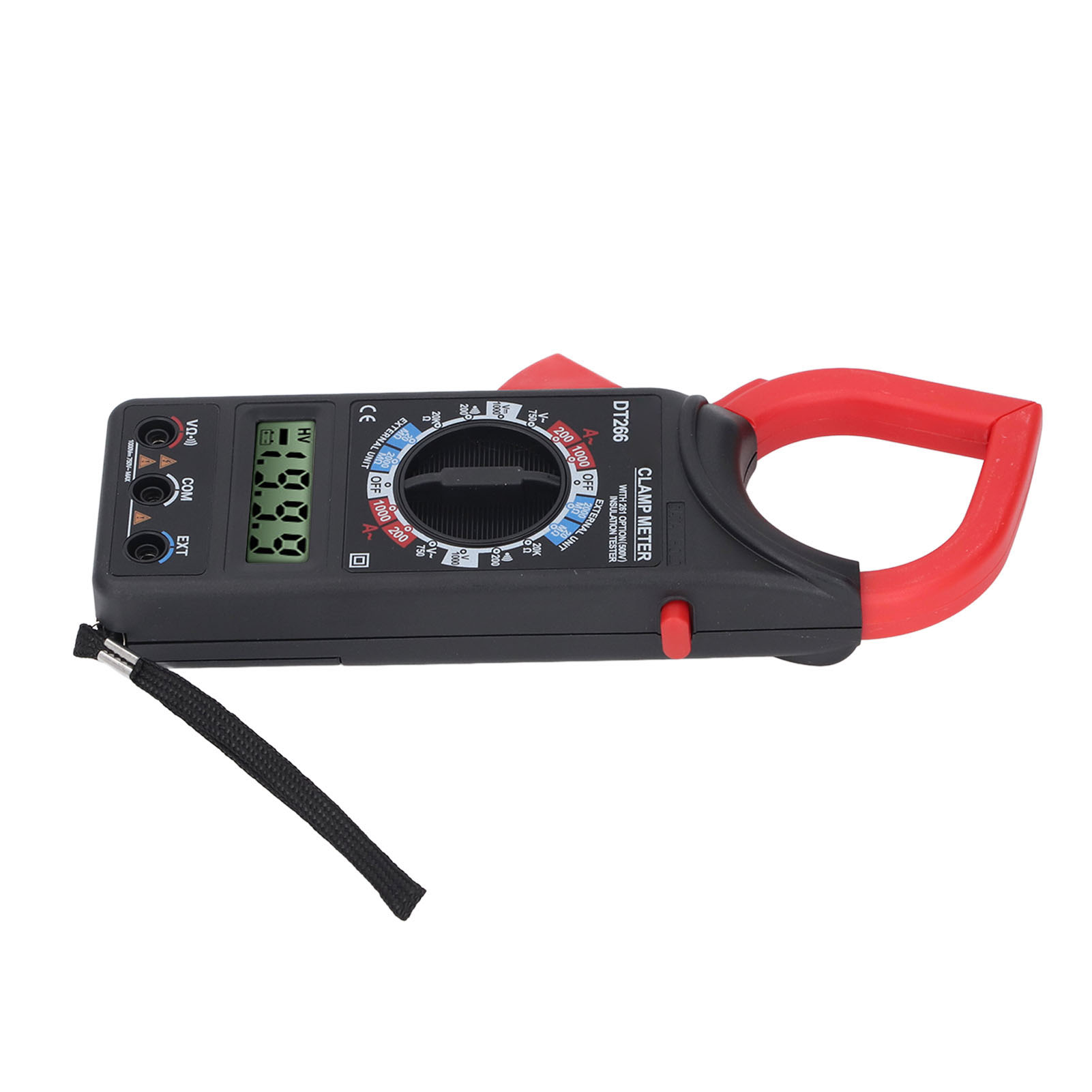 Vollautomatisches, Hochpräzises Zangenmultimeter Mit 1999 Messpunkten Für Spannung, Strom Und Widerstand Sowie Akustischem Signal.