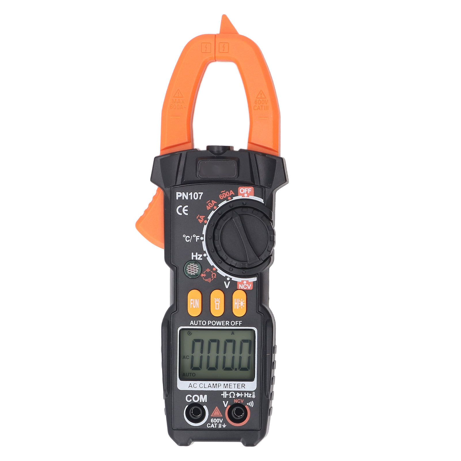 600 A 600 V 4000 Ncv Digitales Zangenamperemeter Zum Testen Von Widerständen, Kondensatoren Und Dioden (amperemeter/spannungsmesser).